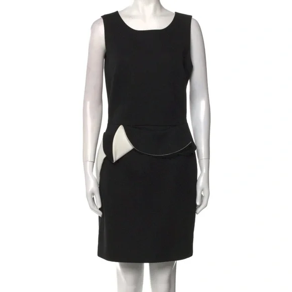 Sandro Scoop Neck Midi Length Dress - size 3 (US 8) - Picture 2 of 8